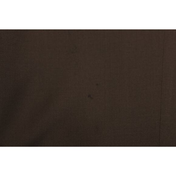 Canali 1934 Solid Brown Pleated Wool Dress Pants Trousers Current 38x32 - Picture 5 of 9